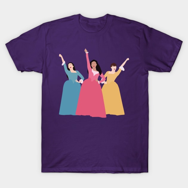 Schuyler Sisters T-Shirt by NostalgiaPaper